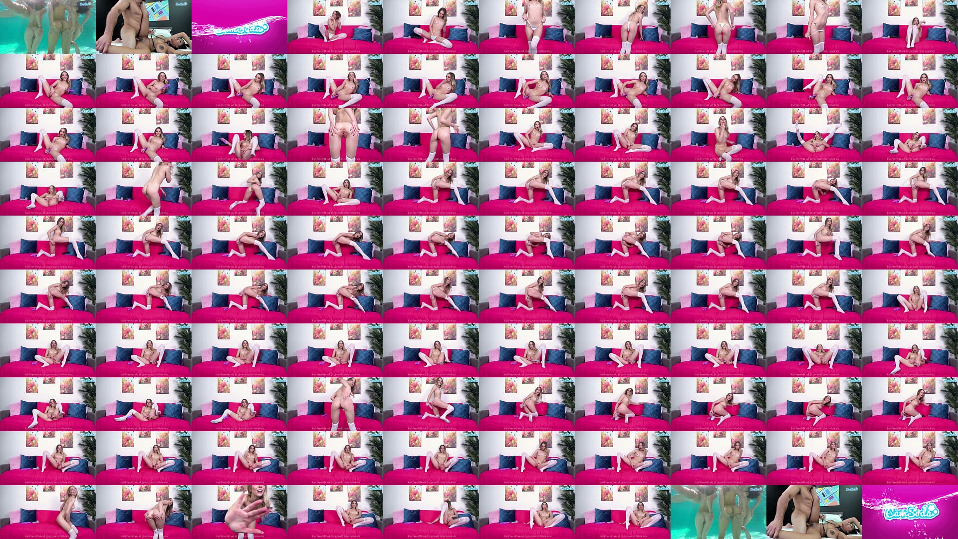 Camsoda - Blonde Teen has wild masturbation on couch 预览图