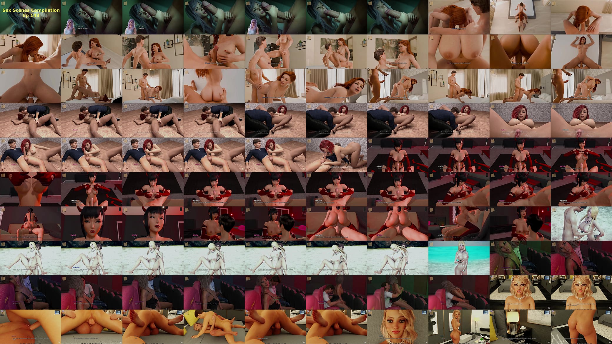 Sex Scenes Compilation 143 预览图
