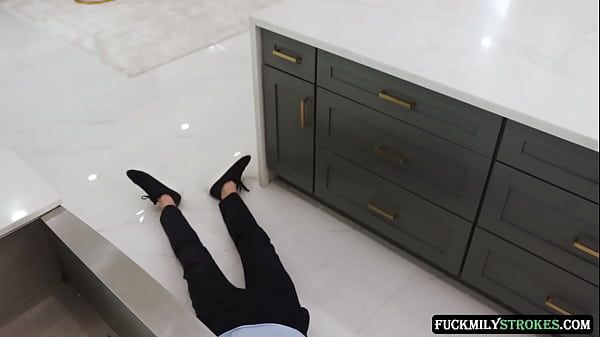 Download Video - His stepdaughter's loser boyfriend is afraid to fuck at her house&comma; not knowing that then the stepfather takes out his big cock to satisfy his stepdaughter's wet pussy until he fills her with cum&period;