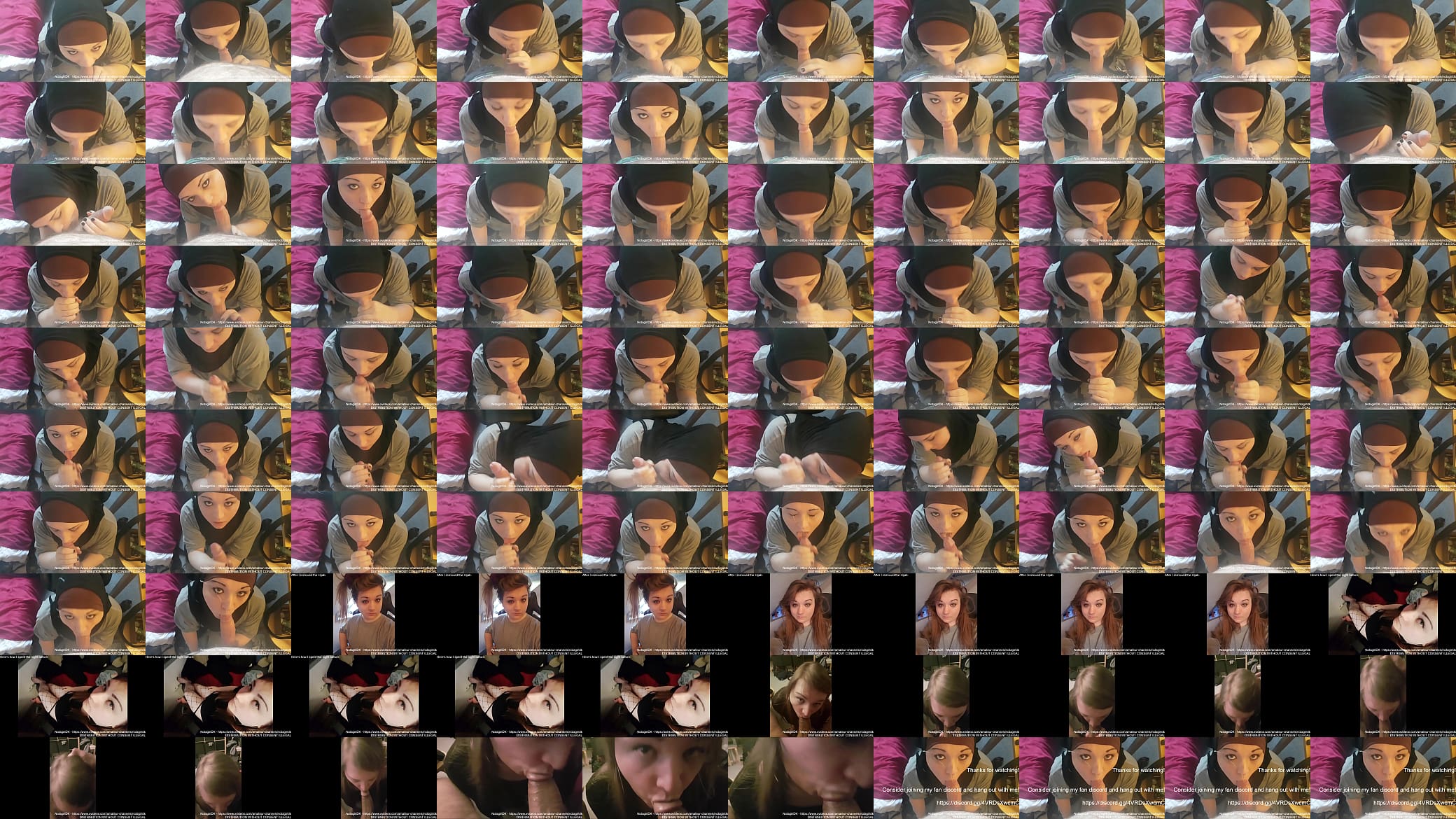 NotagirlDK - Sissy hijab blowjob, a whole new level of submission, huh? With an added extra of what I did the night before! 预览图