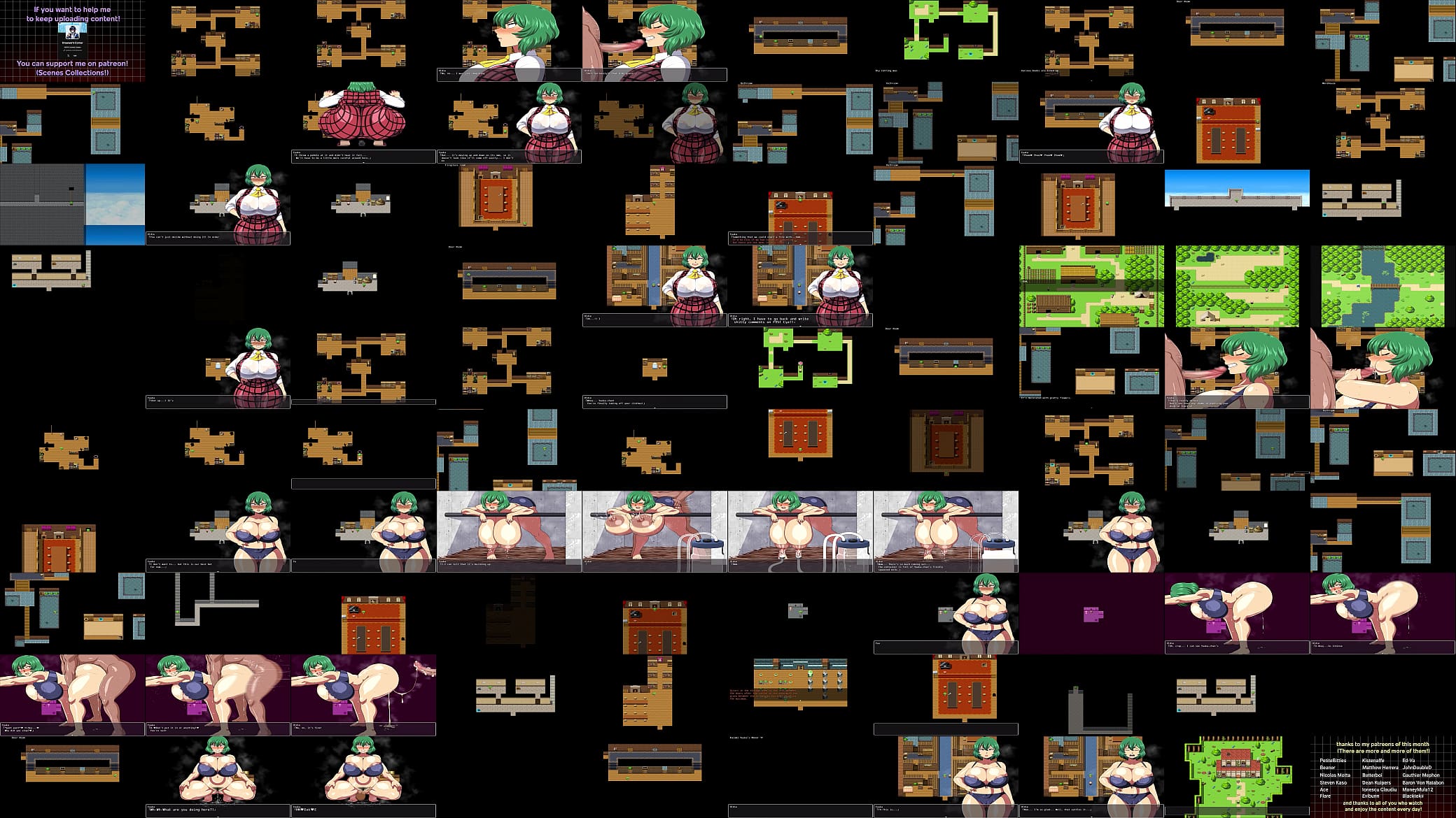 Yuuka&#039;s Mansion - 2 No Commentary 预览图