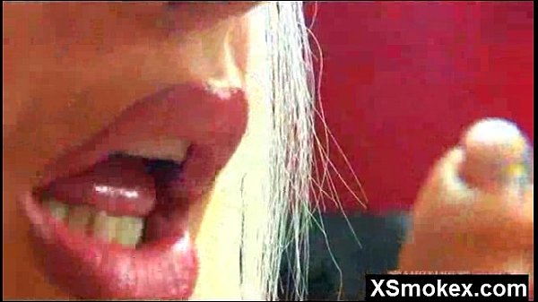 Phat Booby Astonishing Smoking Lady Pounded