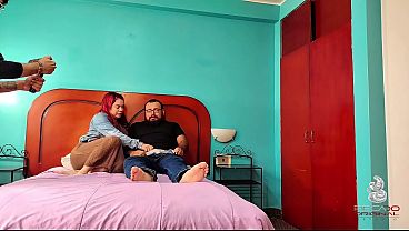 Amateur Peruvian porn recording, fat hairy bearded guy films himself with a mature Venezuelan woman who has had plastic surgery and has big breasts.