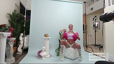 BTS - 90-Pound Babe Addison Voddka Asks Bryan Gozzling For Hardcore Sex