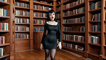 Mavis Dracula in Ropes with Her Ass Full of Cock (AI)