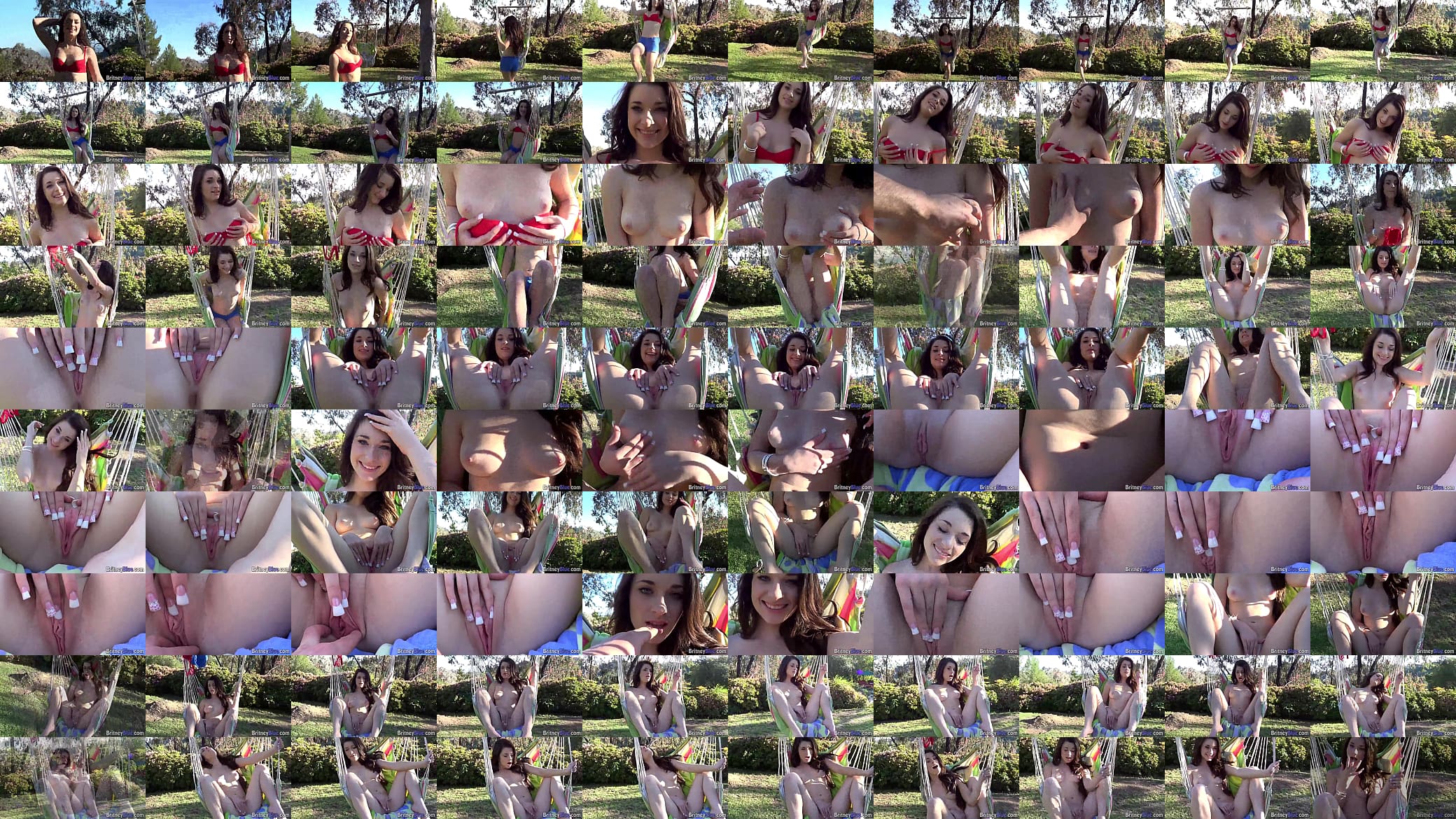 Sexy Cute Britney Blue Loves outdoors and get Naked 预览图