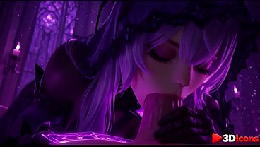This horny girl in a sexy outfit gets fucked in every hole by a huge black cock [AI]
