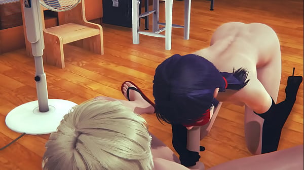 Lady Bug Hentai - Ladybug blowjob and threesome with Marie - Japanese Asian Manga Anime Game Porn