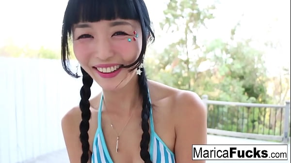 Japanese Superstar super fucks herself with a glass toy
