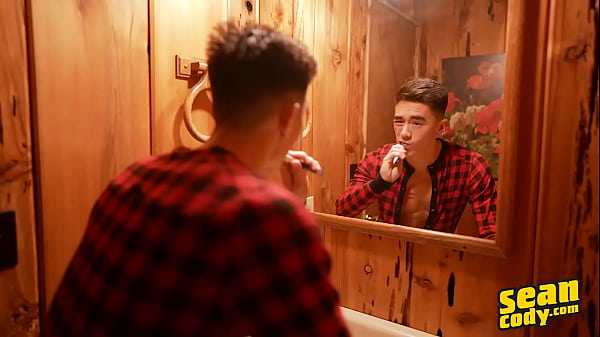 Download Video - A Random Dude Comes In The Cabin Starts Looking Around When He Stumbles Upon The Group Sex Upstairs - Sean Cody