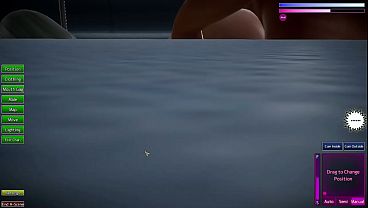 3D Adult Game Realistic Animation - Curvy Female With Large Breasts Riding Male Character In Reverse Cowgirl Position Detailed Scene