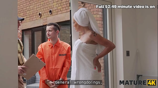 Download Video - MATURE4K&period; Young British robber with a huge cock fucked hard his hot MILF neighbour