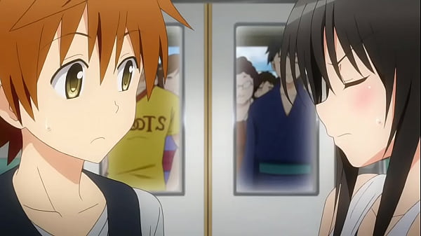 To Love Ru Darkness Ep 5: Kotegawa has an orgasm on the train by vibrating toy