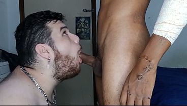 The black thugs from the favela ate the fat white guy's ass (complete trilogy)