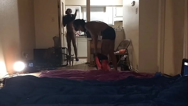 Caramel Slim Ebony Milf Gets The Dick