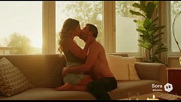 Hotwife makeout session with her bull while hubby is watching - Compilation ( AI Generated )