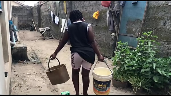 SHE COULDNT RESIST THE URGE TO FUCK THE 2 BIGGEST DICKS IN THE HOOD