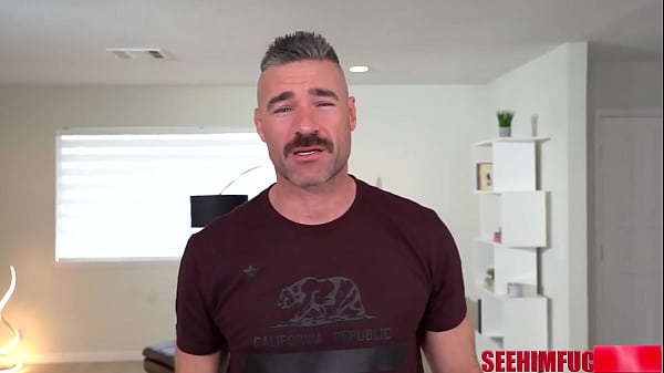 DILF Charles Dera Gets His Buff, Hairy Chest Oiled By Natalie Brooks!