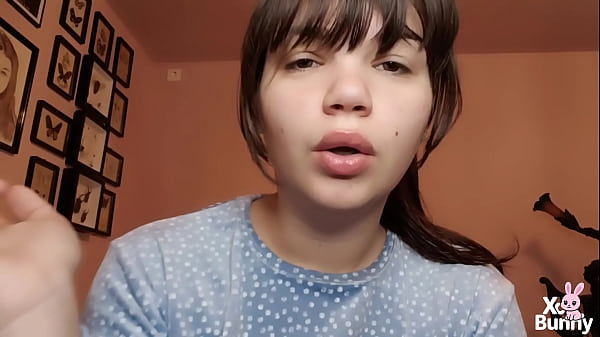 Big lips covered in lipgloss smoking with close up of the lips