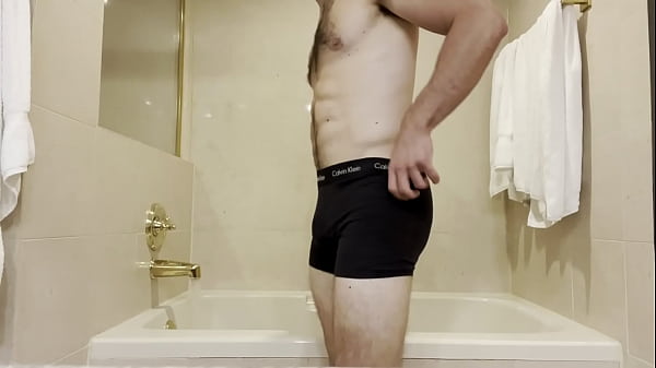 Download Video - Horny man jerk off in public bathroom of hotel room