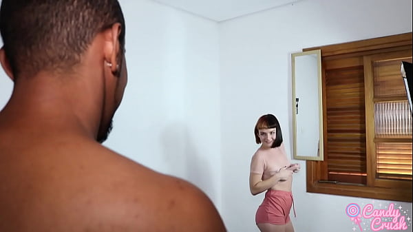 HARDCORE - My friend caught me taking a naked picture for my boyfriend, made me vomit in my deep throat, fucked my pussy and cum in my little mouth - Negro Top Delicia (COMPLETE NO RED) - Tela Nua