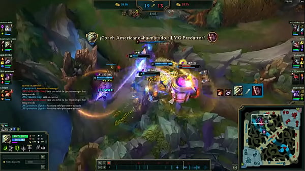 Coach Americano follando caliente con 3 traviesas elo diamante