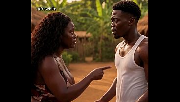 Download Video - Hot ebony &lbrack; AI Generated &rsqb; back sexy african nigerian dark big boobs huge ass thick horny MILF twin sister house wife raw fucked by a teen naija handsome dark dude raw after blowjob&comma; mixed missionary