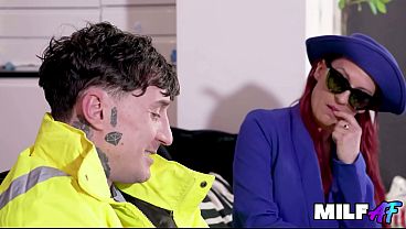 MilfAf- Redhead Firegirl Negotiates Kitchen Reno with Hardcore Pound