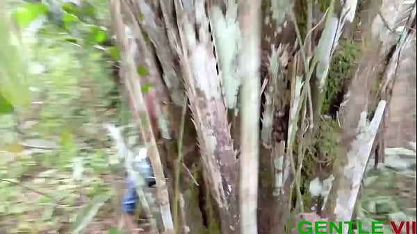 The guy I mate in the bush fuck me so good, black pussy girl confess