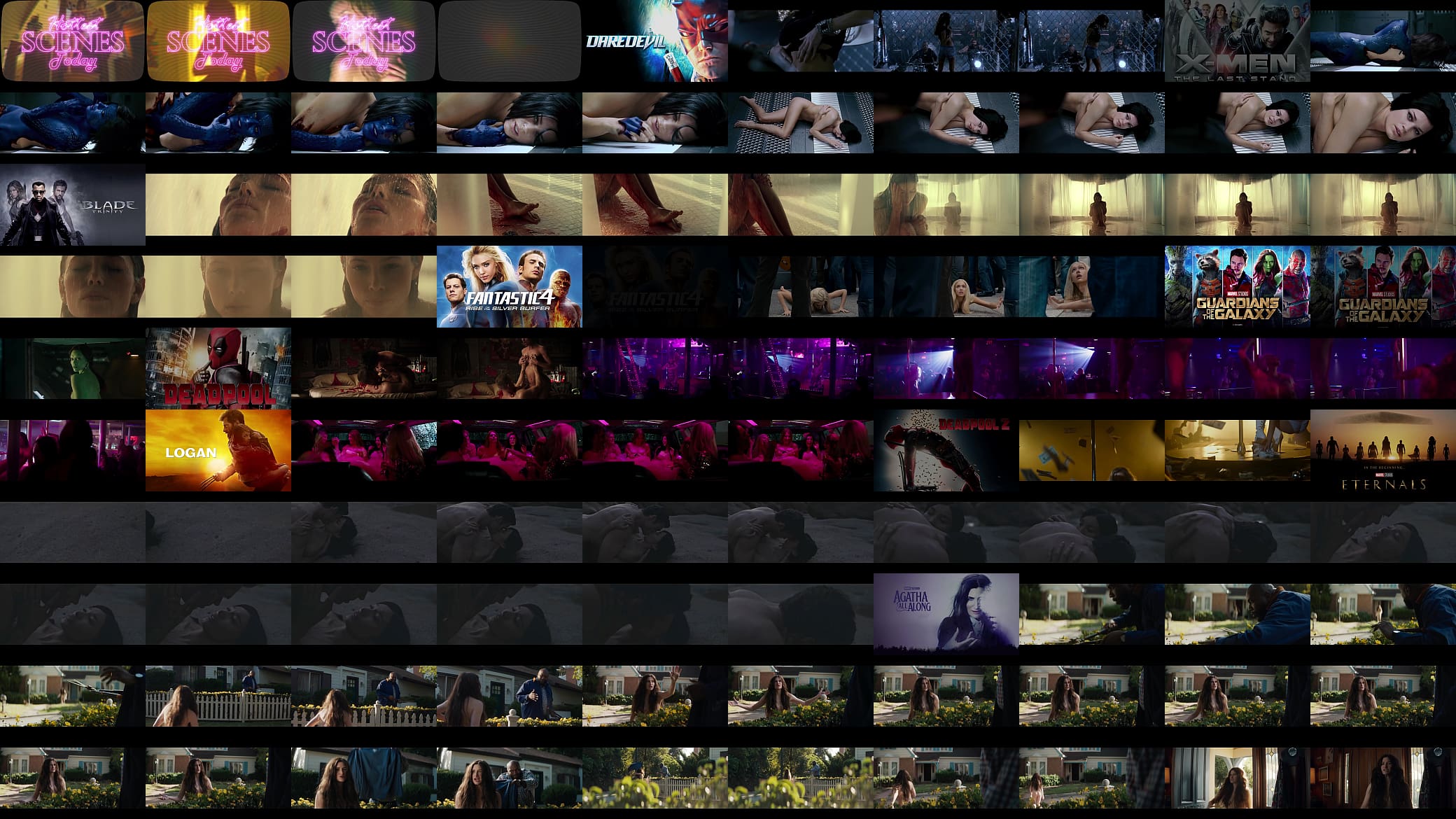 All Marvel Nudity Scenes Compilation (1998-2024) 预览图