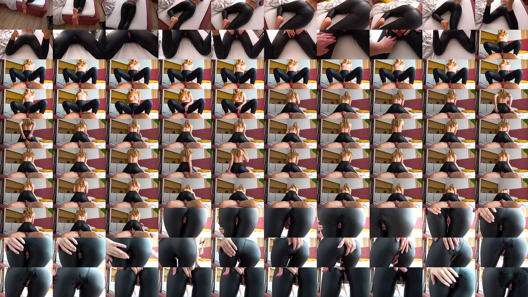Blonde stepmother in a leather suit would take a dick step son 预览图
