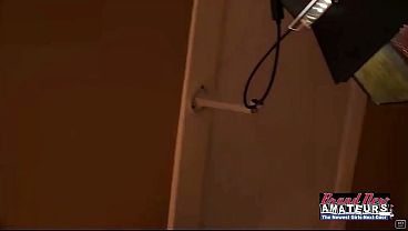 Curly Blonde Aubrey ND Gets Naked In Her Audition!