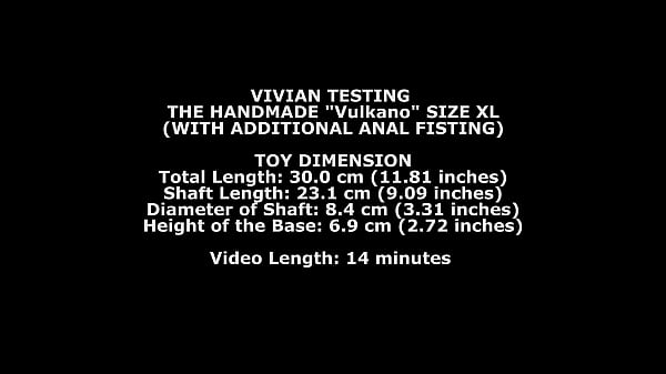Vivian Testing The Handmade Vulkano Size XL (With Additional Anal Fisting) TWT300