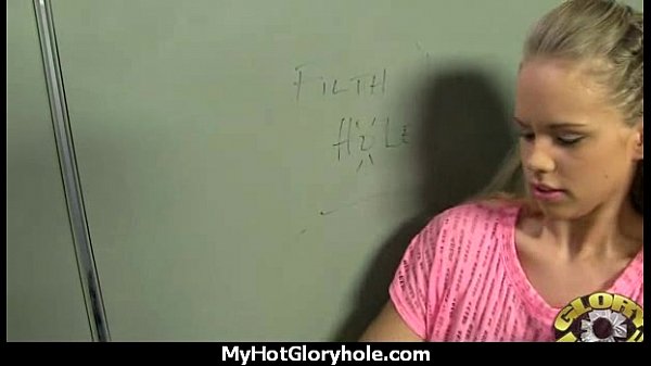 Huge Tit Babe Deepthroats Gloryhole DIck 25