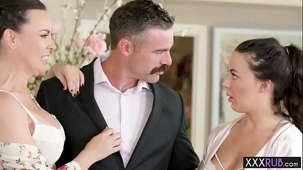 Wet brunette professionals banged by a random guy