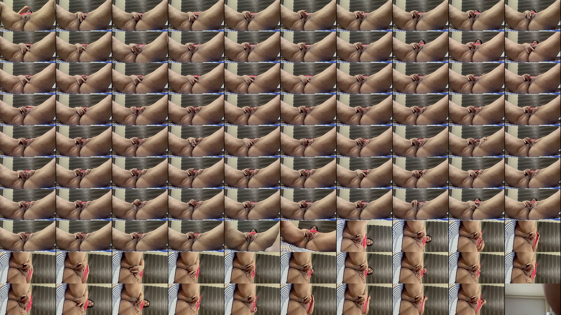 Masturbating alone at home in bedroom 预览图