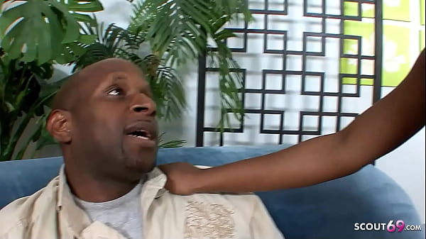 Huge natural Boobs Ebony Girl seduce Black Monster Cock next Door to Fuck
