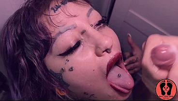 THICK FACIAL CUMSHOT GOTH CHUBBY GIRL