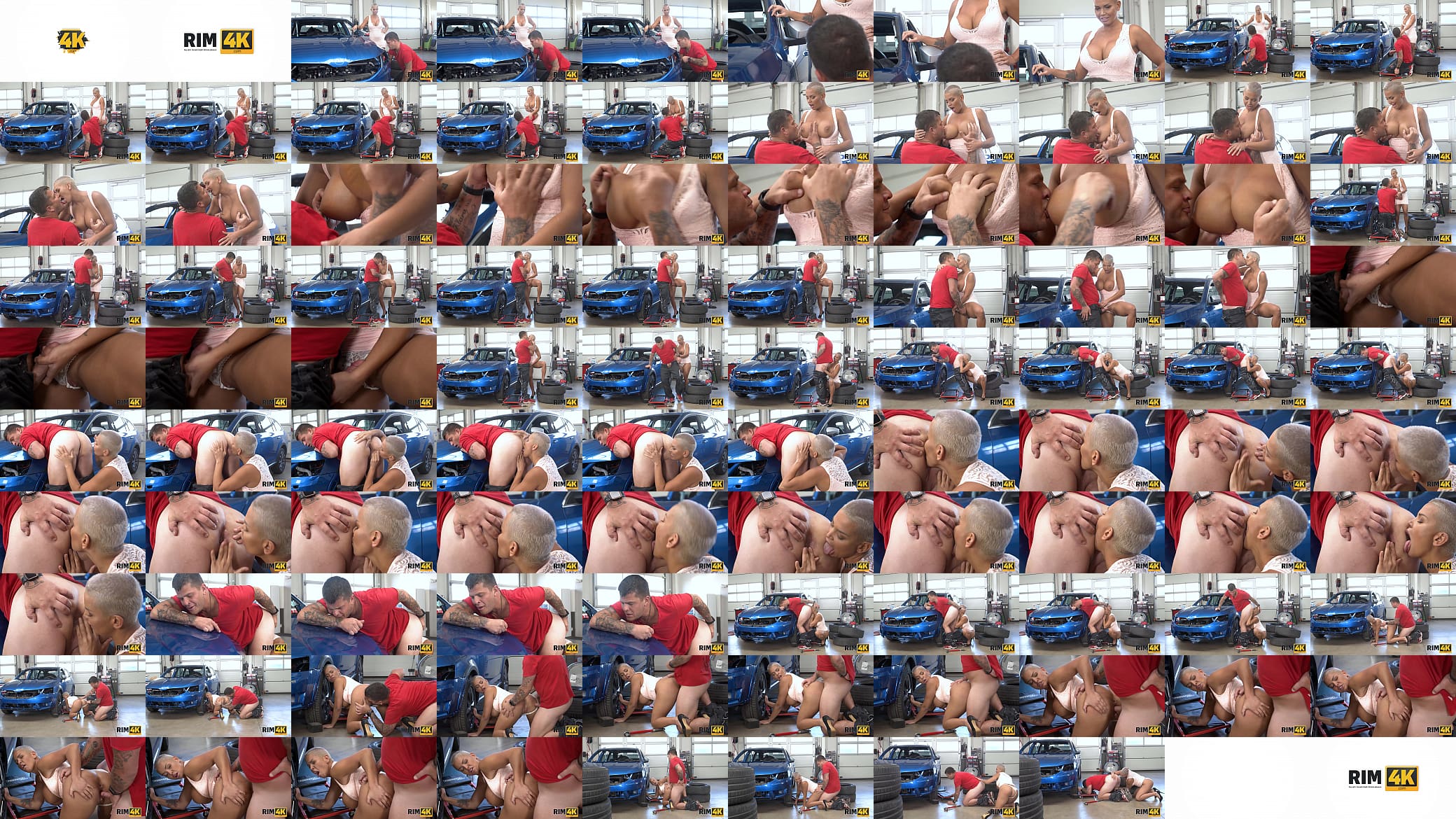 RIM4K. Car mechanics anus is tongued by a sexy short-haired beauty 预览图