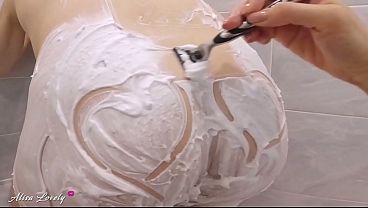 Kinky StepSister Loves to Shave Her Brother's Hairy Ass POV