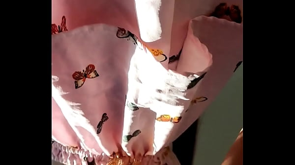 Peeping under my stepsister's dress, she realizes that she recorded it and gives me her ass (FULL VIDEO)