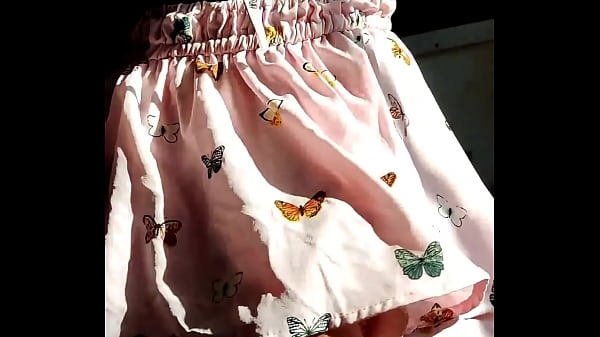Peeping under my stepsister's dress, she realizes that she recorded it and gives me her ass (FULL VIDEO)