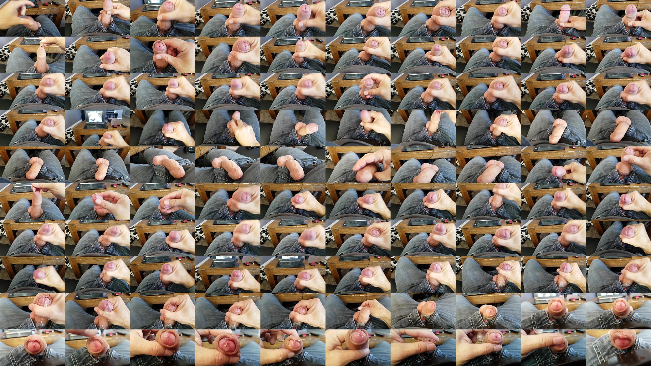 Jerking-off Cumshot Orgams Uncut Foreskin Big Amateur Cock 预览图