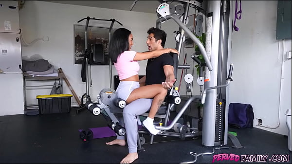 PervedFamily.com - I'm gonna creampie you in the gym, stepsis!