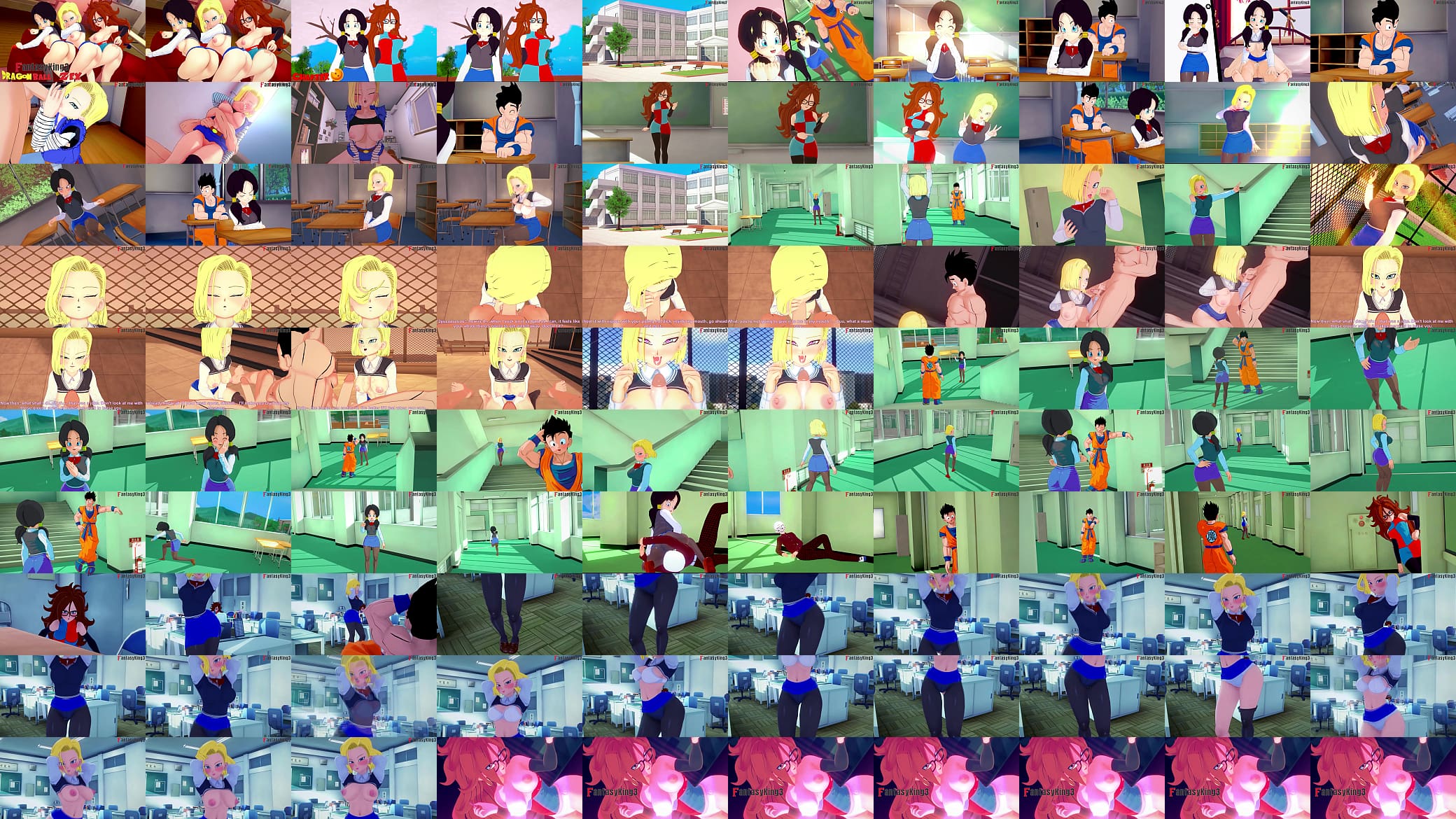 Dragon Ball Zex Chapter 2 | Part 1 | Android 18 And Videl Want to fuck Gohan but.. 预览图