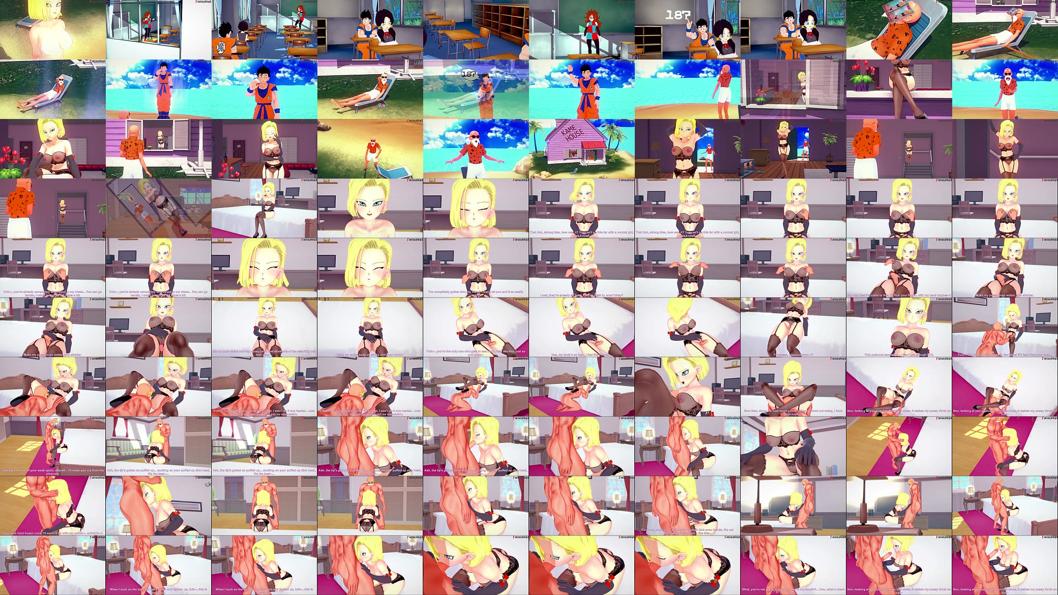 Android 18 has a surprice for Kame Roshi | Dragon Ball Zex 5 | Free POV 预览图