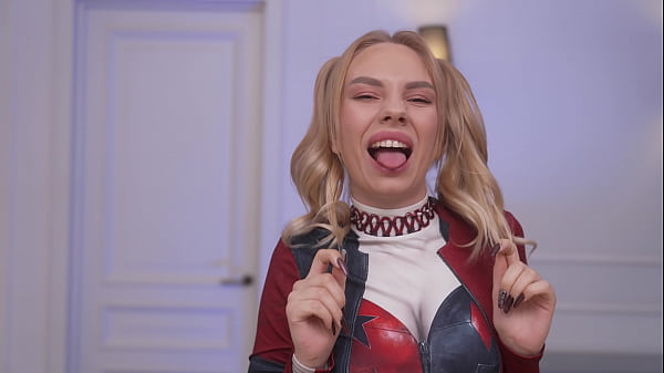 Joker's young wife was fucked by Batman's henchmen ! First DP