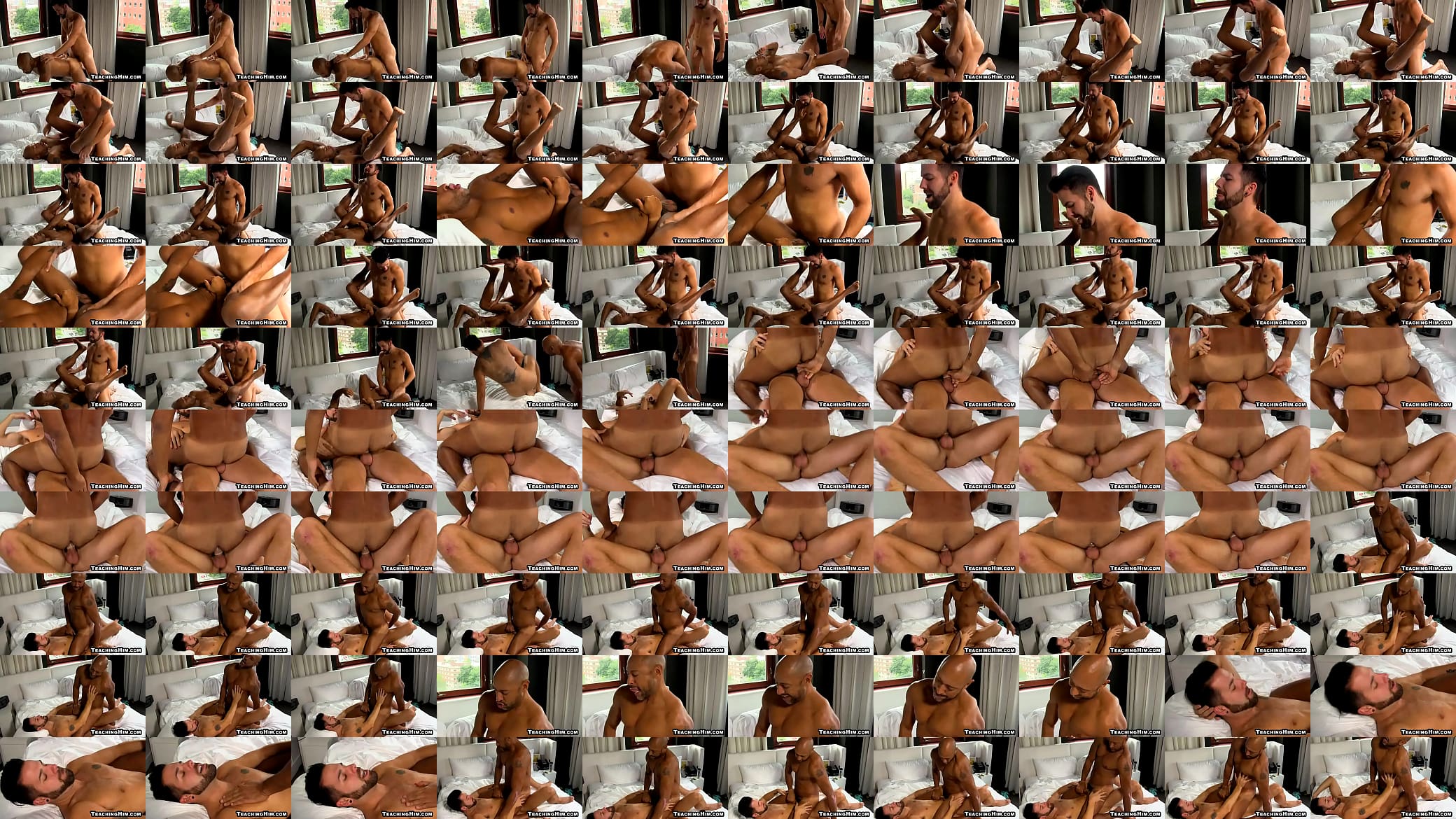 Ebony hunk Chuck Rogers getting fucked hard anally 预览图