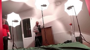 College babes making a couple sex clip with hot brunette and a long cock