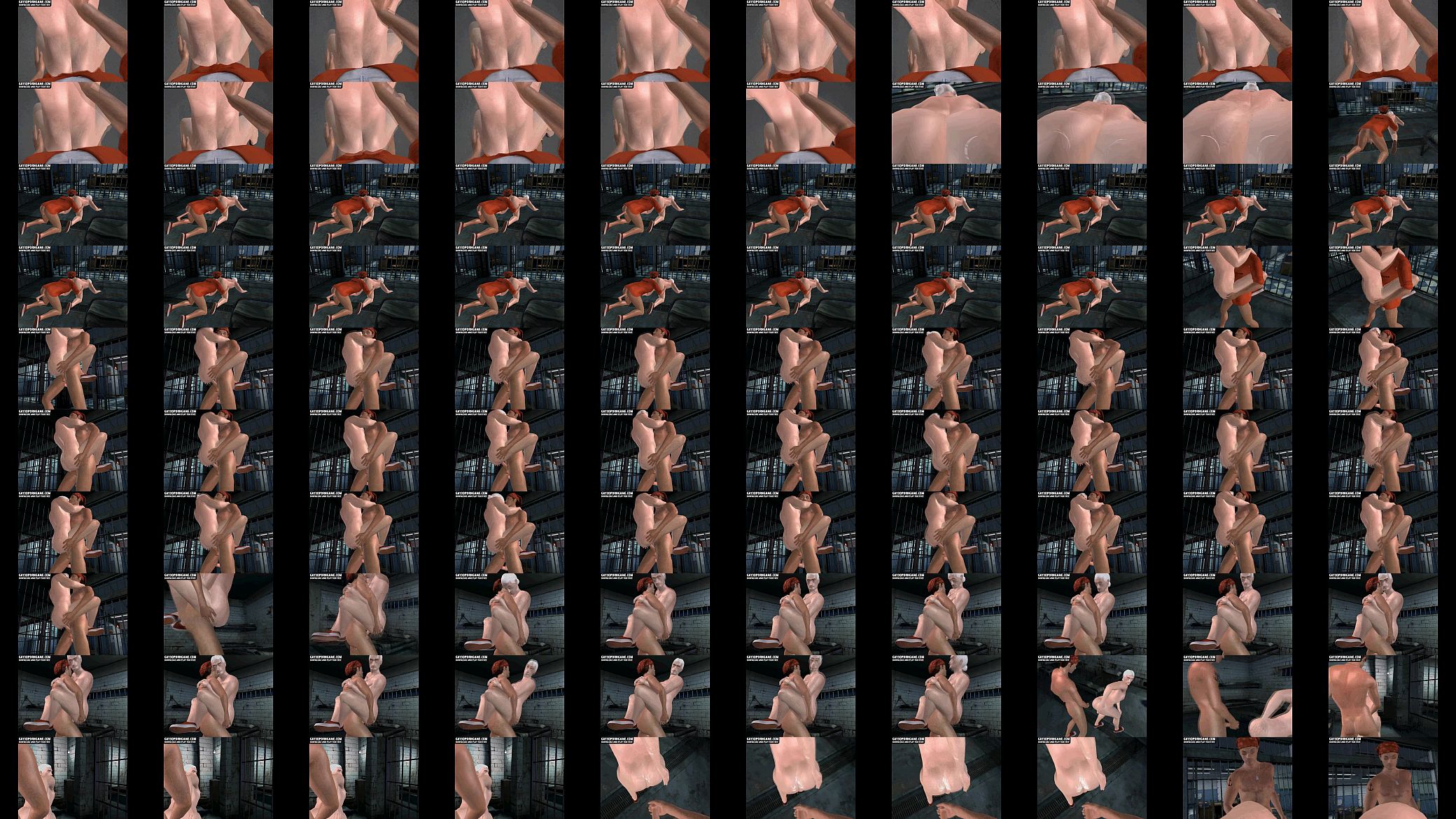 3D studs are rimming and fucking eachother in jail 预览图